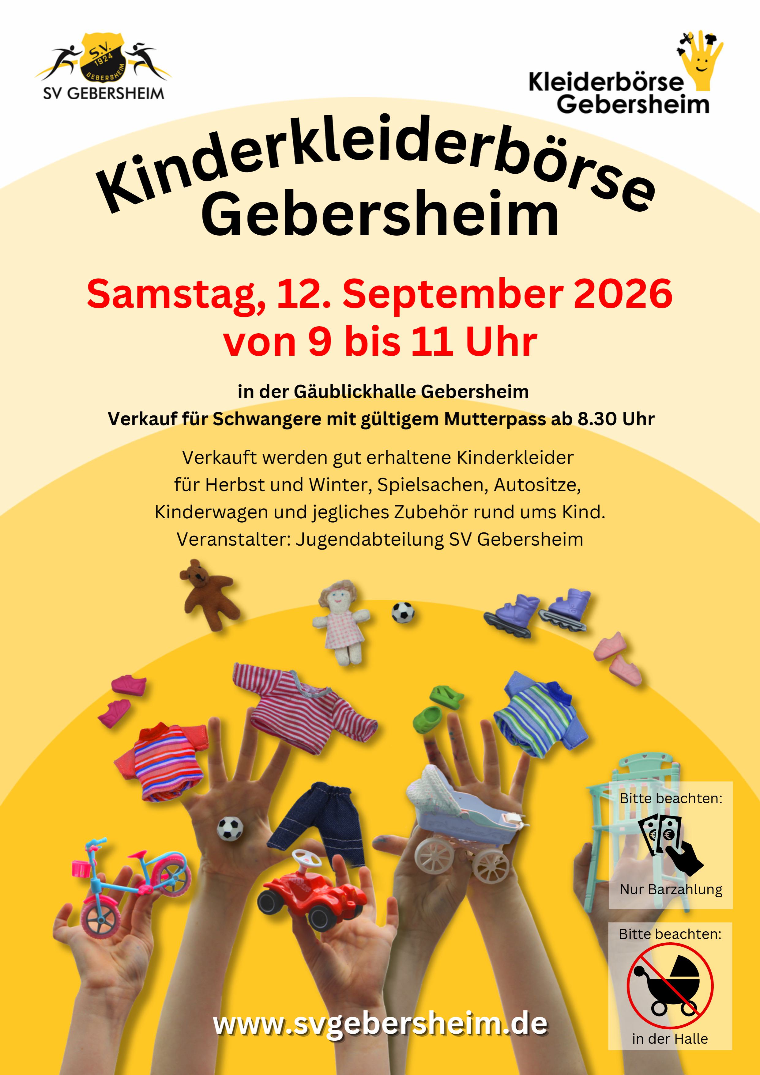 SVG Kleiderborse Plakat Herbst 2026